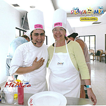 Cooking in Cozumel